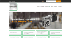 Desktop Screenshot of greenline-intecno.com