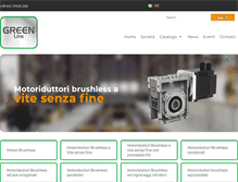 Tablet Screenshot of greenline-intecno.com